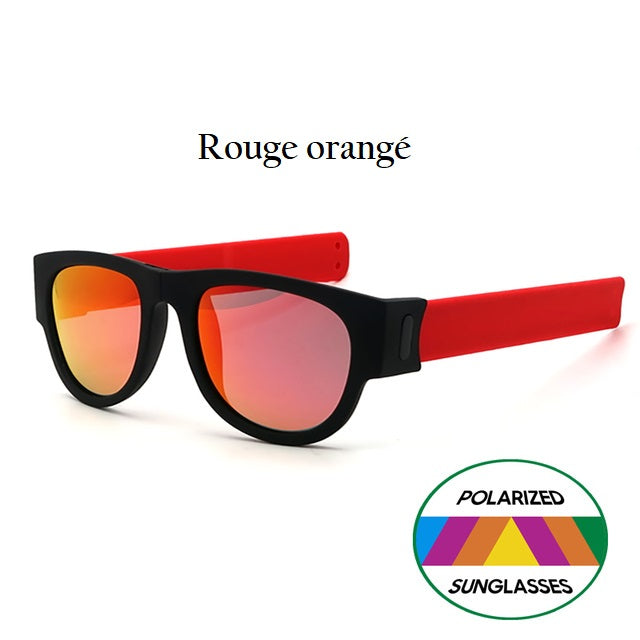 Lunettes polarisées sport, lunettes soleil miroir oranges livré 48h!